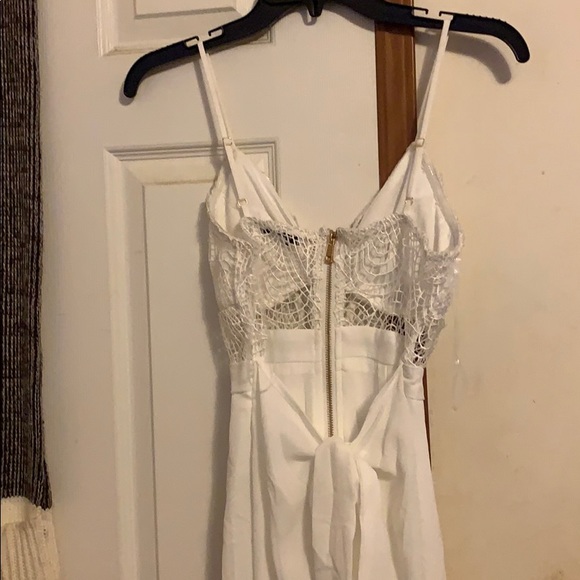 All white jumpsuit - Picture 3 of 3